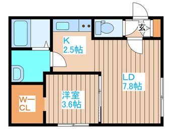 間取図 REN FAULT栄通
