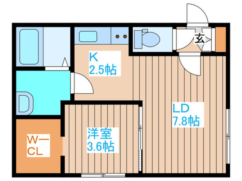 間取図 REN FAULT栄通