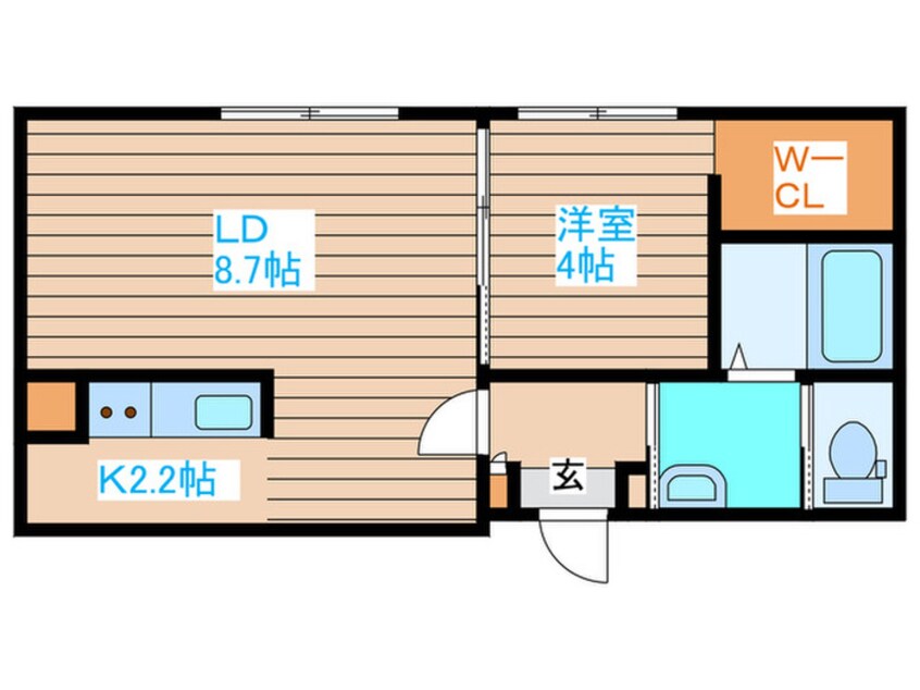間取図 REN FAULT栄通