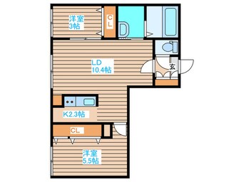 間取図 REN FAULT栄通