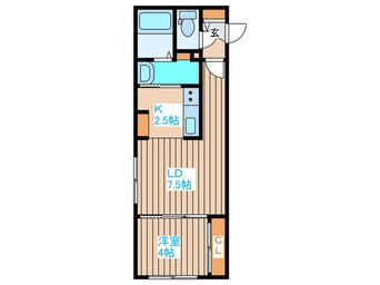 間取図 F-works南郷