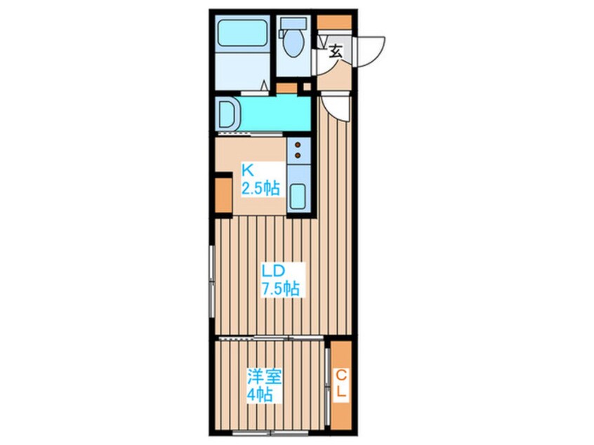 間取図 F-works南郷