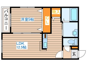 間取図 モルティーニ平岸
