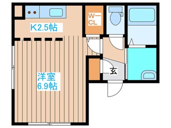 間取図 仮）厚別中央1-2MS