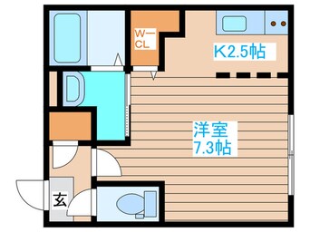 間取図 仮）厚別中央1-2MS