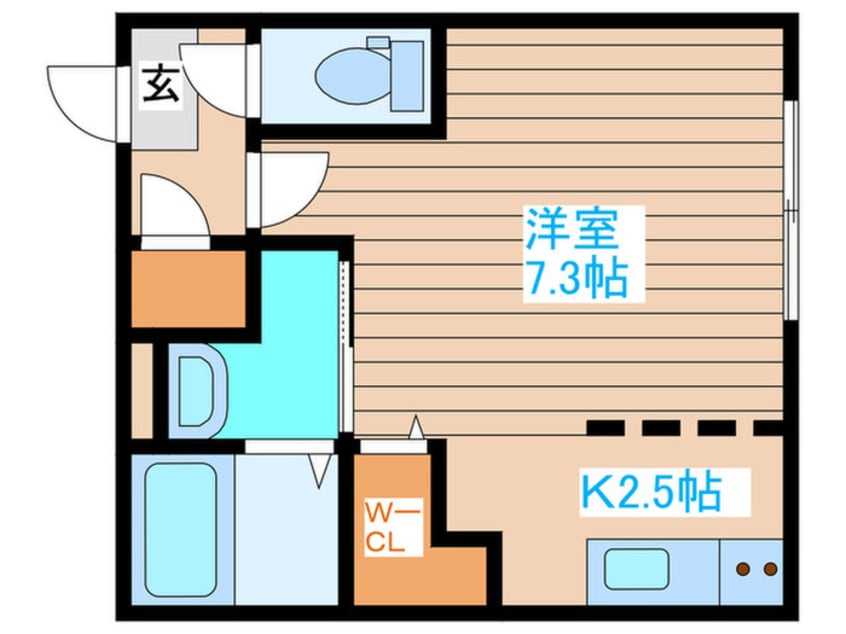間取図 仮）厚別中央1-2MS