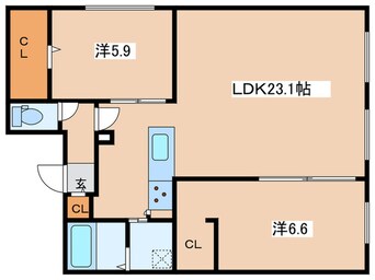 間取図 ＣＩＥＬ北１１条