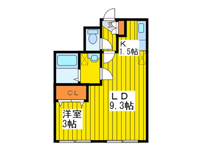 間取り図 グランメ－ル月寒中央