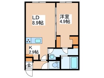 間取図 仮)月寒中央通9丁目MS