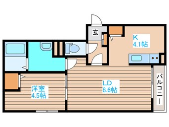間取図 La vita comodo sapporo　
