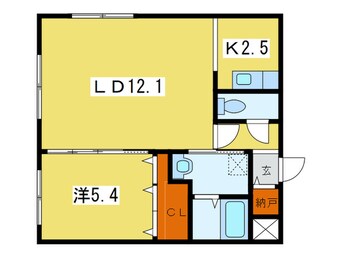 間取図 プレステージ知事公館