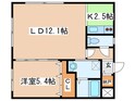 プレステージ知事公館の間取図