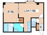 パストラル１３ 1LDKの間取り