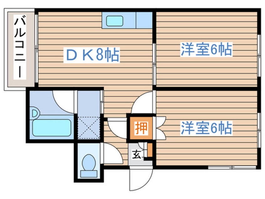 間取図 グランドヒルズ北19条