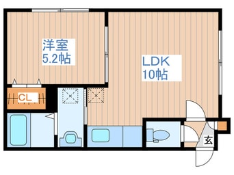 間取図 ルミエ－ル平岸Ｂ