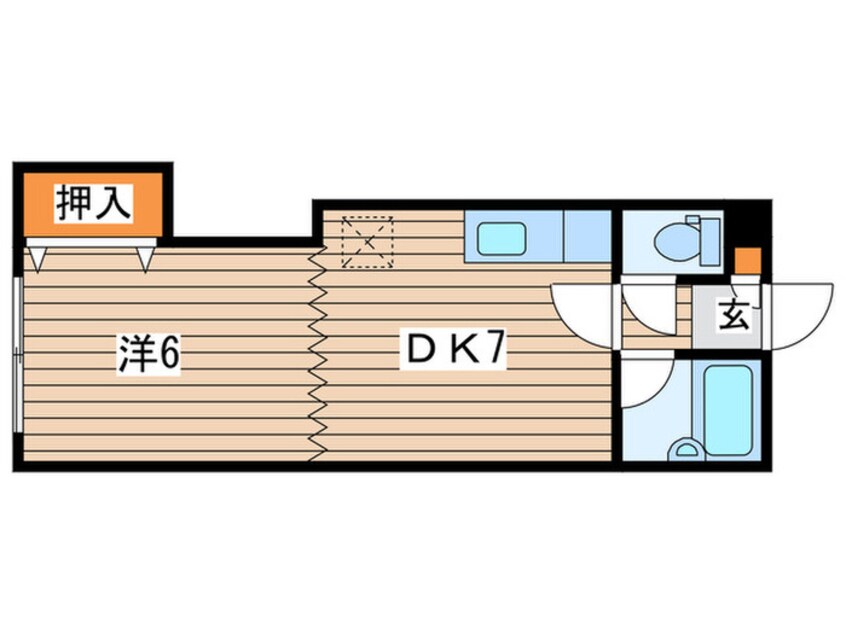 間取図 三進栄通マンション