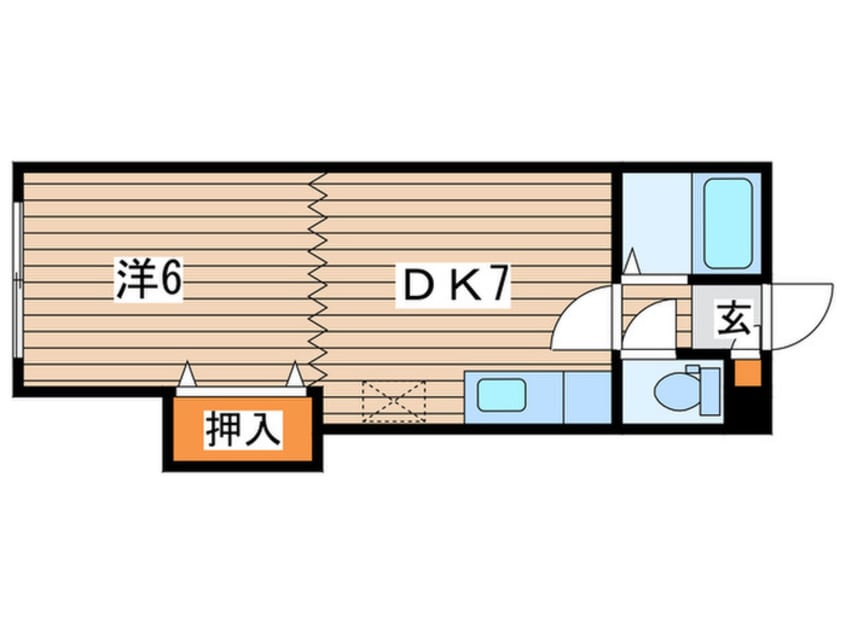 間取図 三進栄通マンション