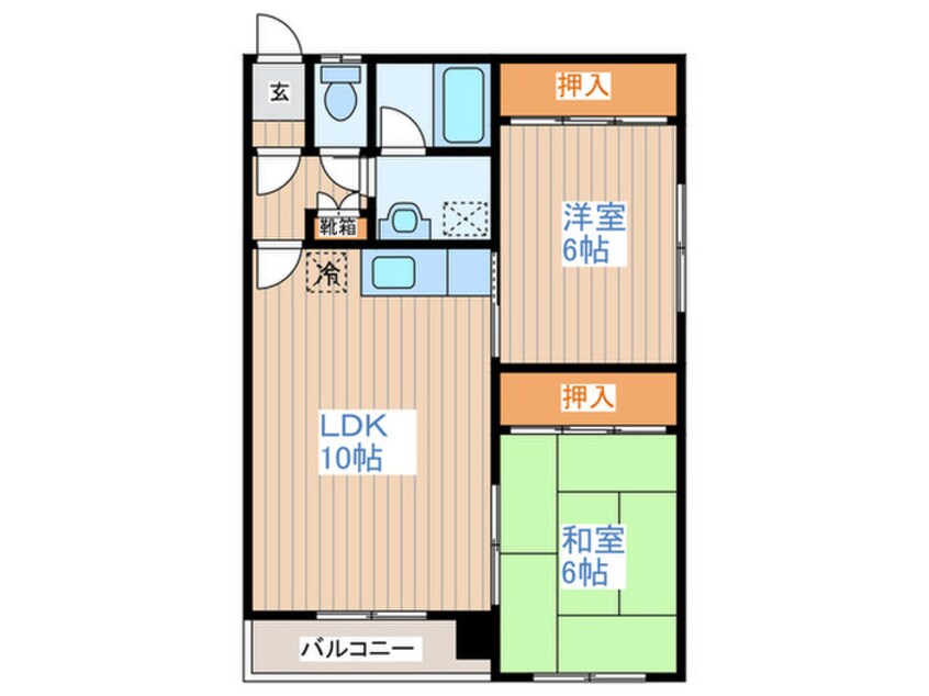 間取図 中野マンションＡ