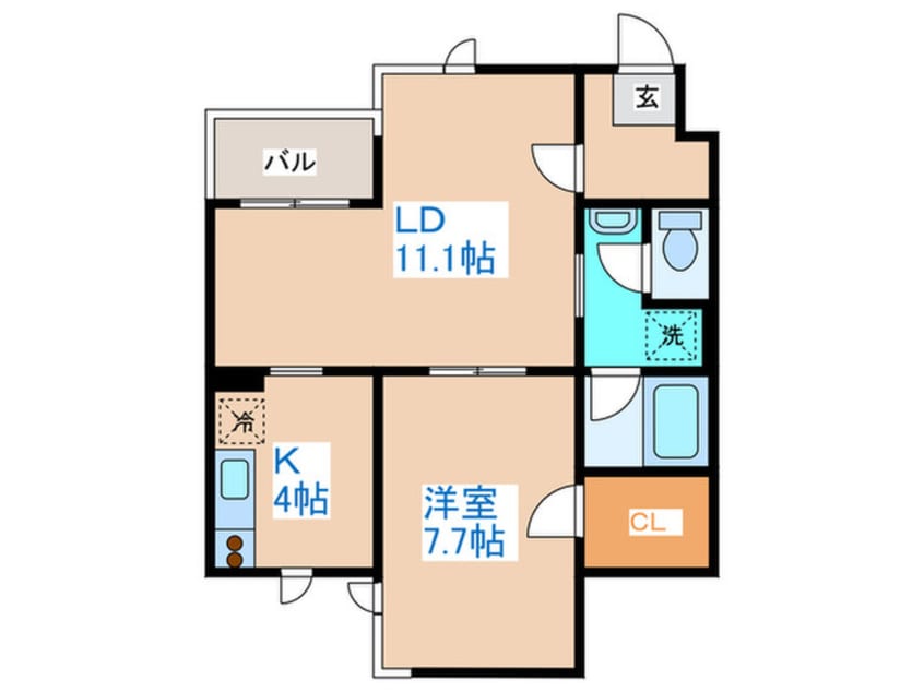 間取図 藤井ビル裏参道
