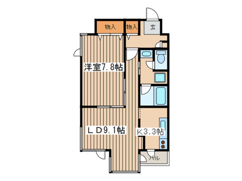 間取図 藤井ビル裏参道