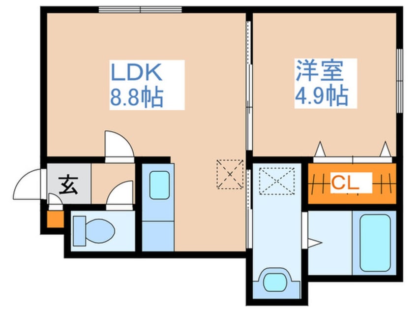 間取図 パシフィックヒルズ平岸