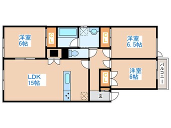 間取図 ＨＳ西野コ－ト