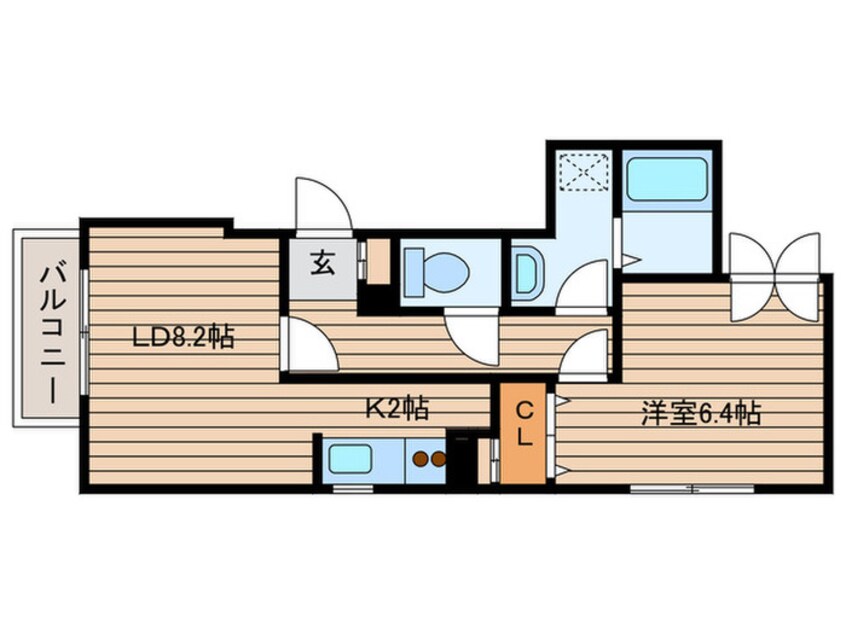 間取図 ブルーノートＮ４１