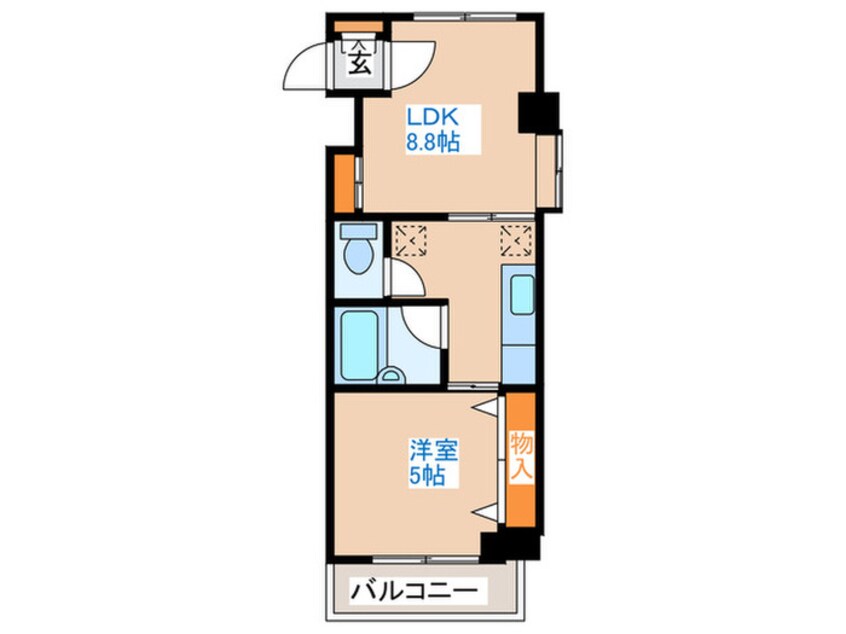 間取図 メ－プルリバ－ビュ－