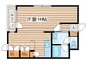ストロール札幌 1Rの間取り