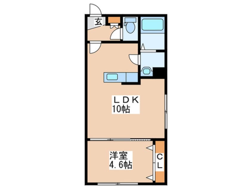 間取図 ＳＵＮ　ＬＩＮＥ月寒東