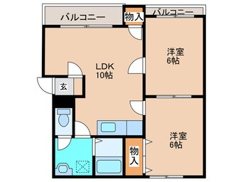 間取図 琴倉ハイツ