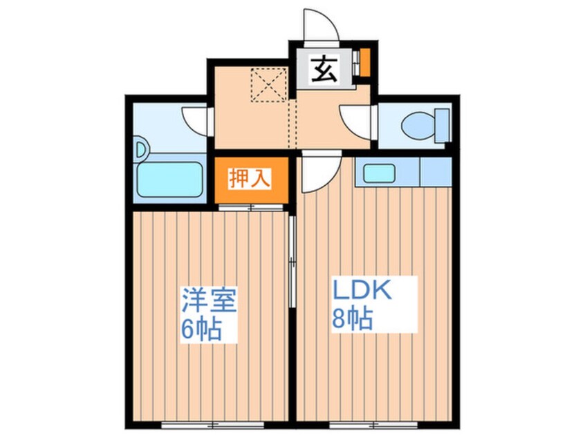 間取図 カントリ－７０