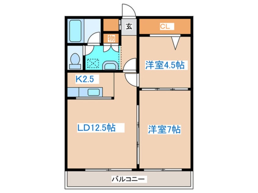 間取図 LEE SPACE旭ヶ丘