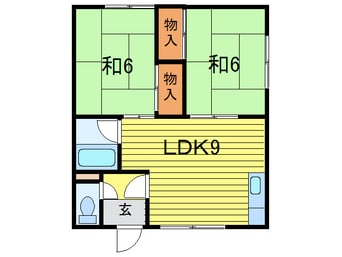 間取図 パ－ク・ハイツ