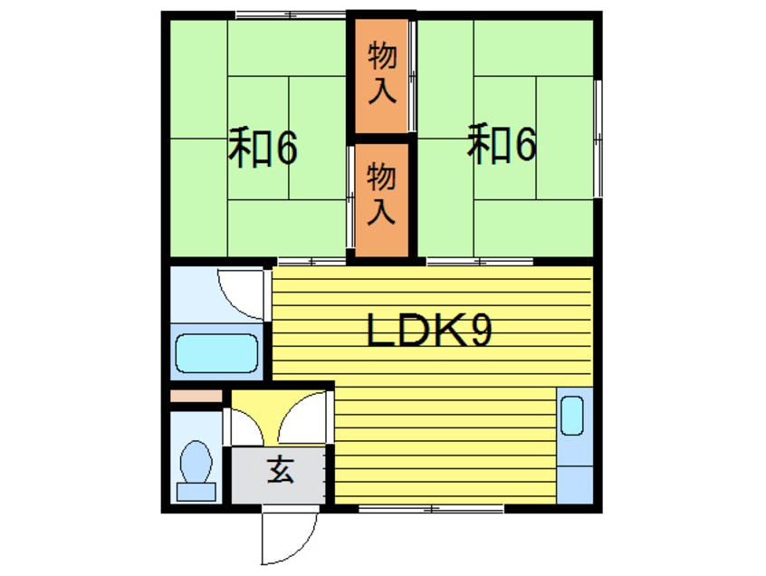 間取図 パ－ク・ハイツ