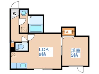 間取図 ピュア・ボヌール・ケー