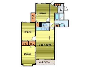 間取図 グレイス北円山旭堂第１１