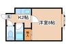 サザン麻生Ⅱ 1Kの間取り