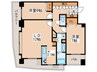 クリ－ンサッポロ医大西 2LDKの間取り