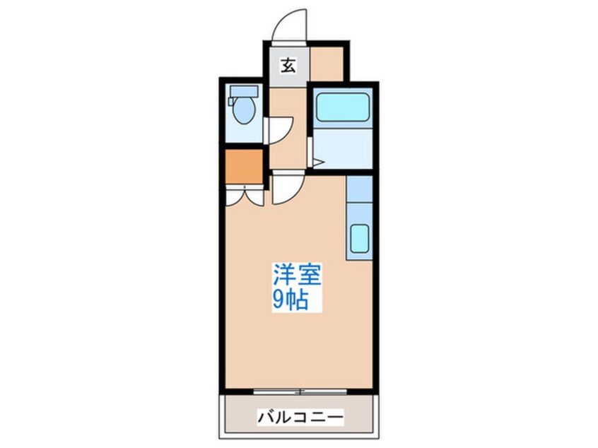 間取図 ｼﾃｨﾗﾃﾞｨﾌｧﾝｽ