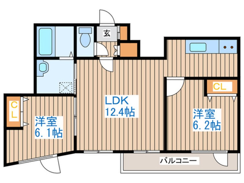 間取図 サンアイローヤル17