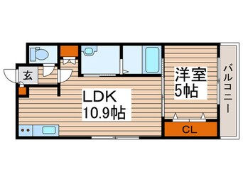 間取図 フェリオ中島公園