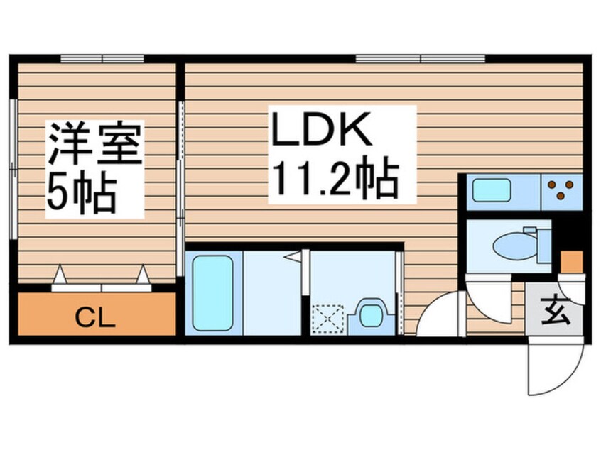 間取図 フェリオ中島公園
