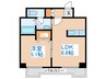 ensoleille山鼻 1LDKの間取り