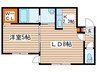 rehoed 1LDKの間取り
