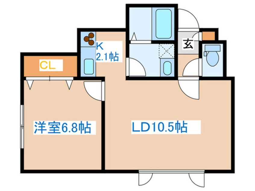 間取図 サンライズ山本Ⅱ