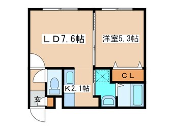 間取図 メイフェアコ－ト菊水