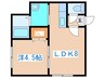 プロスペクトⅡ 1LDKの間取り