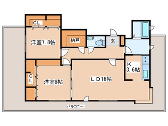 間取図 ルネサンス山鼻