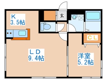 間取図 カーサフォレスト西町